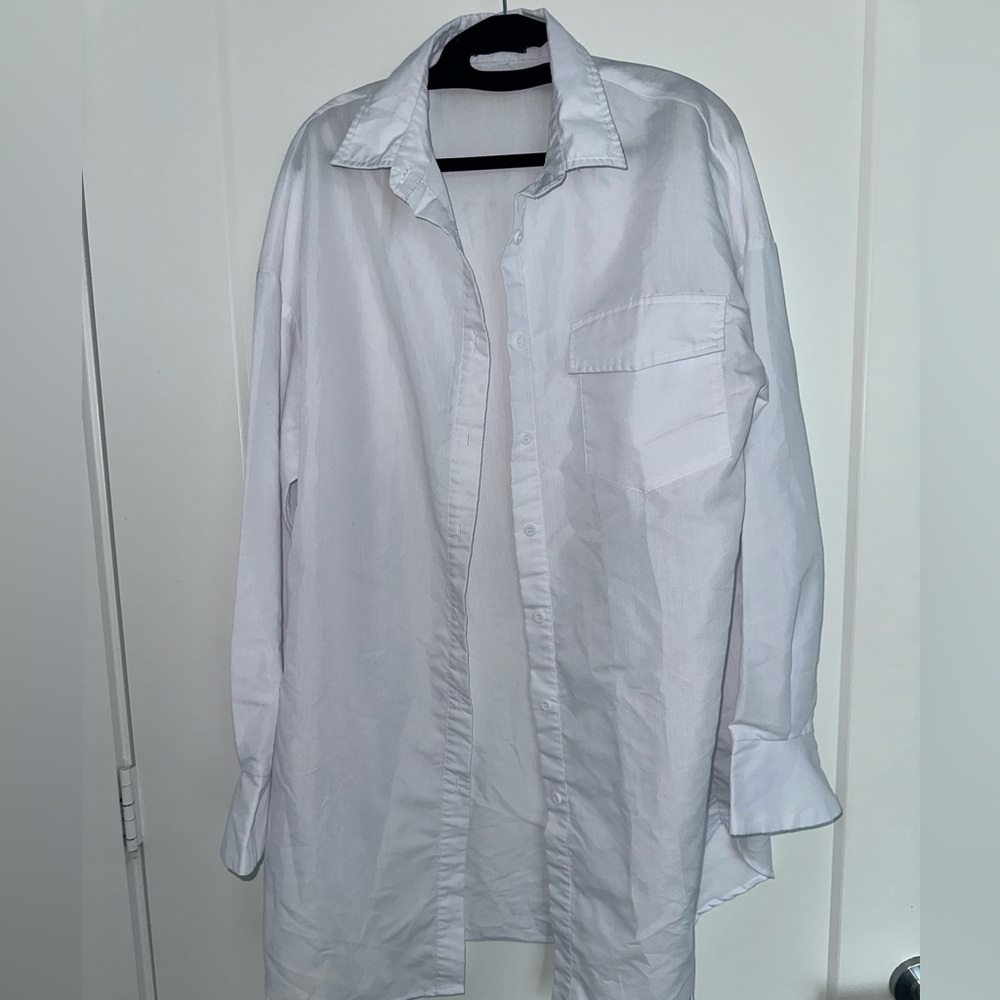 Oversized dress shirt